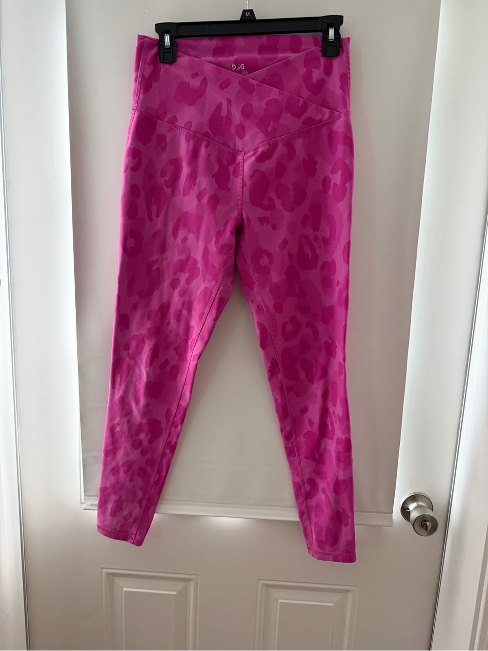 D&G Hot Pink Leopard Kids Leggings